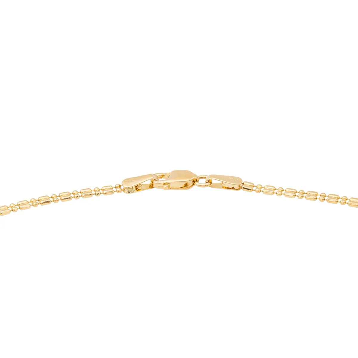 Collier Maille souple Pampilles en or jaune - Image 3