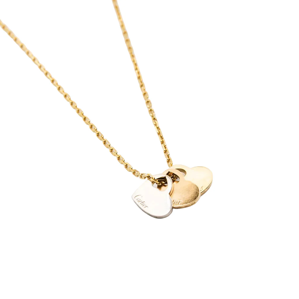 Collier Chaîne CARTIER en or blanc, or jaune et or rose