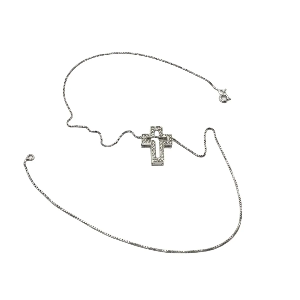 Collier Pendentif COPPINI en or blanc et diamants - Image 3