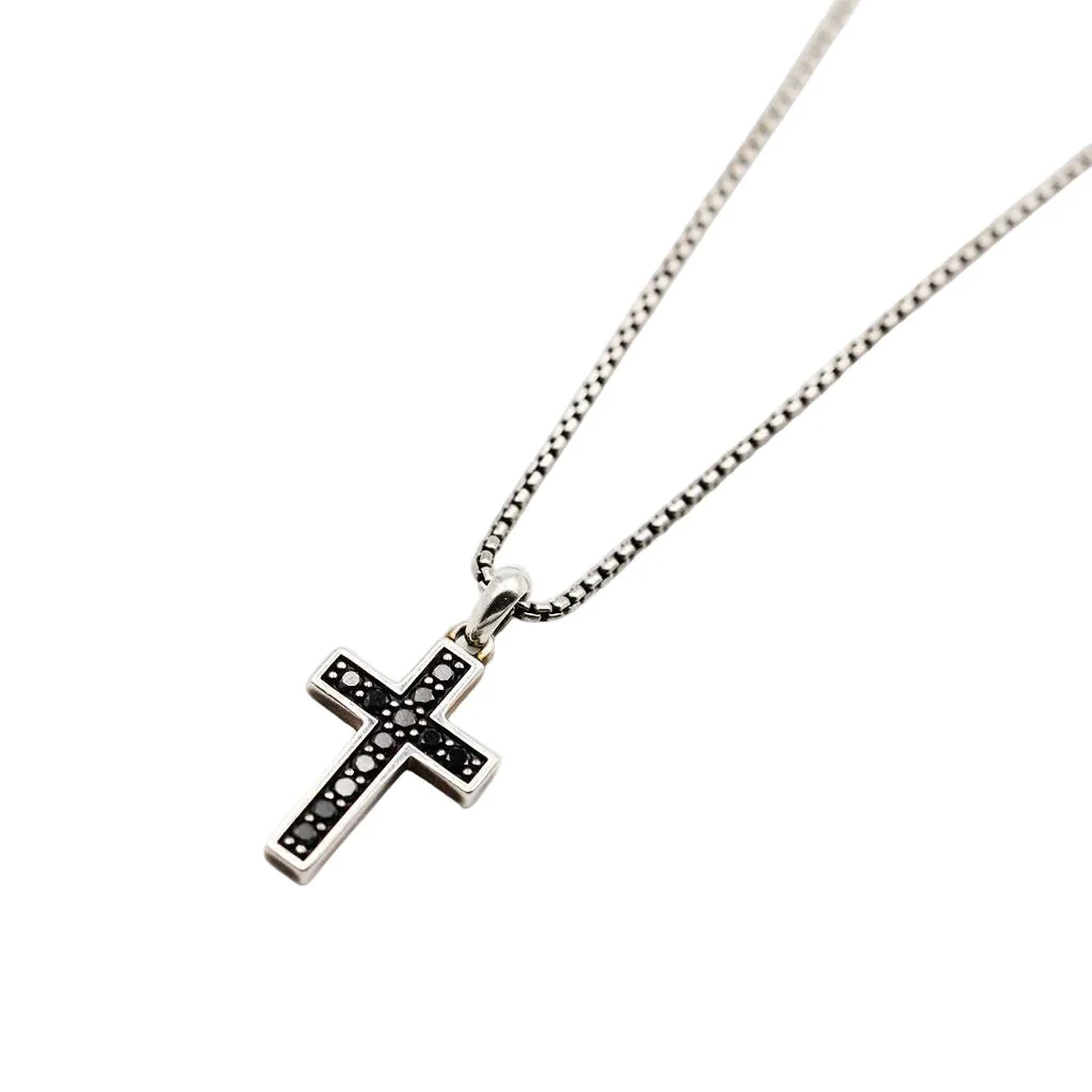 Collier Pendentif DAVID YURMAN en argent et diamants
