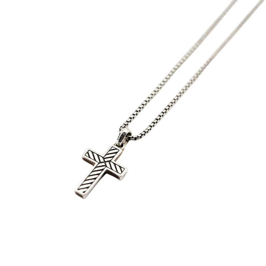 Collier Pendentif DAVID YURMAN en argent et diamants - Image 3