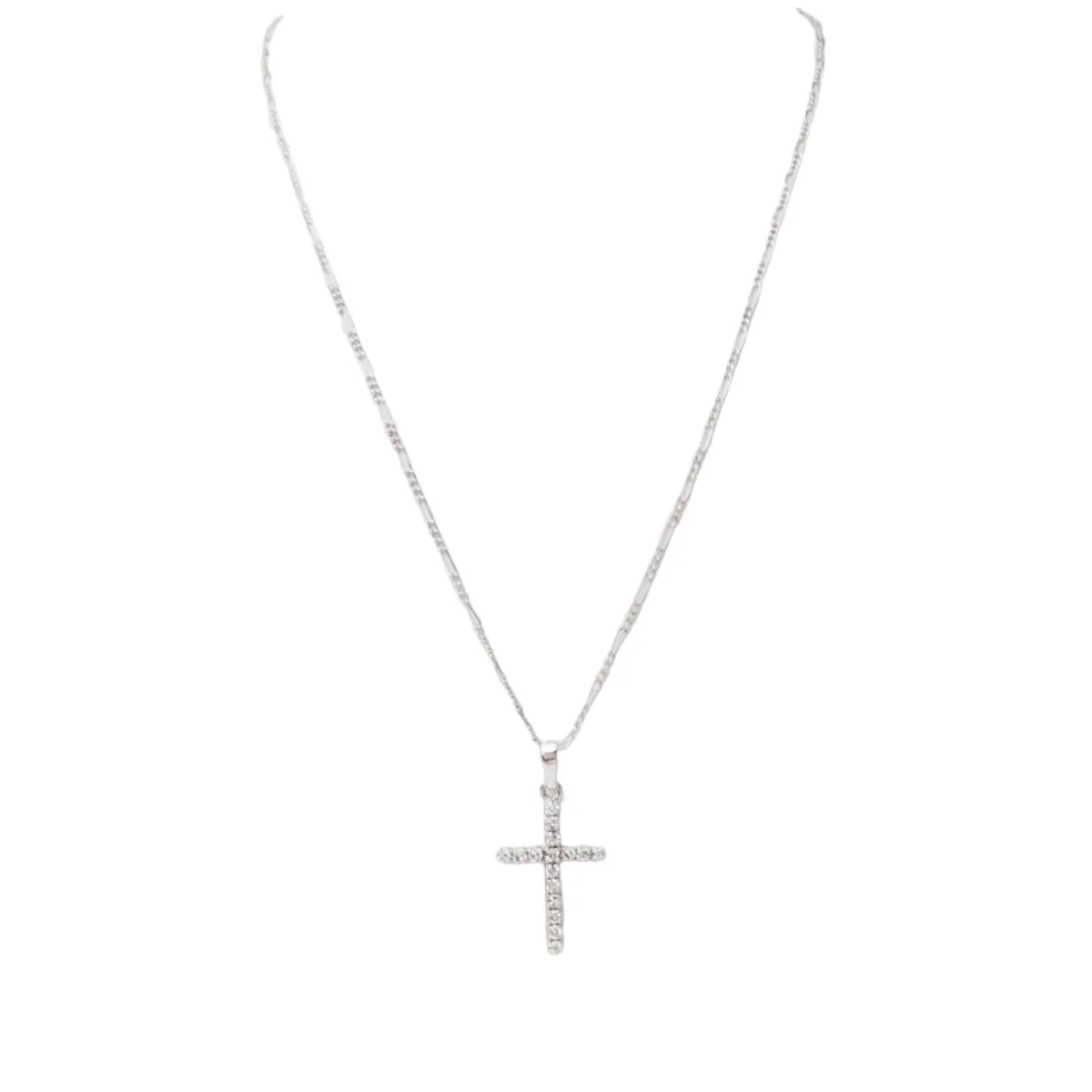 Collier Pendentif en or blanc et diamants