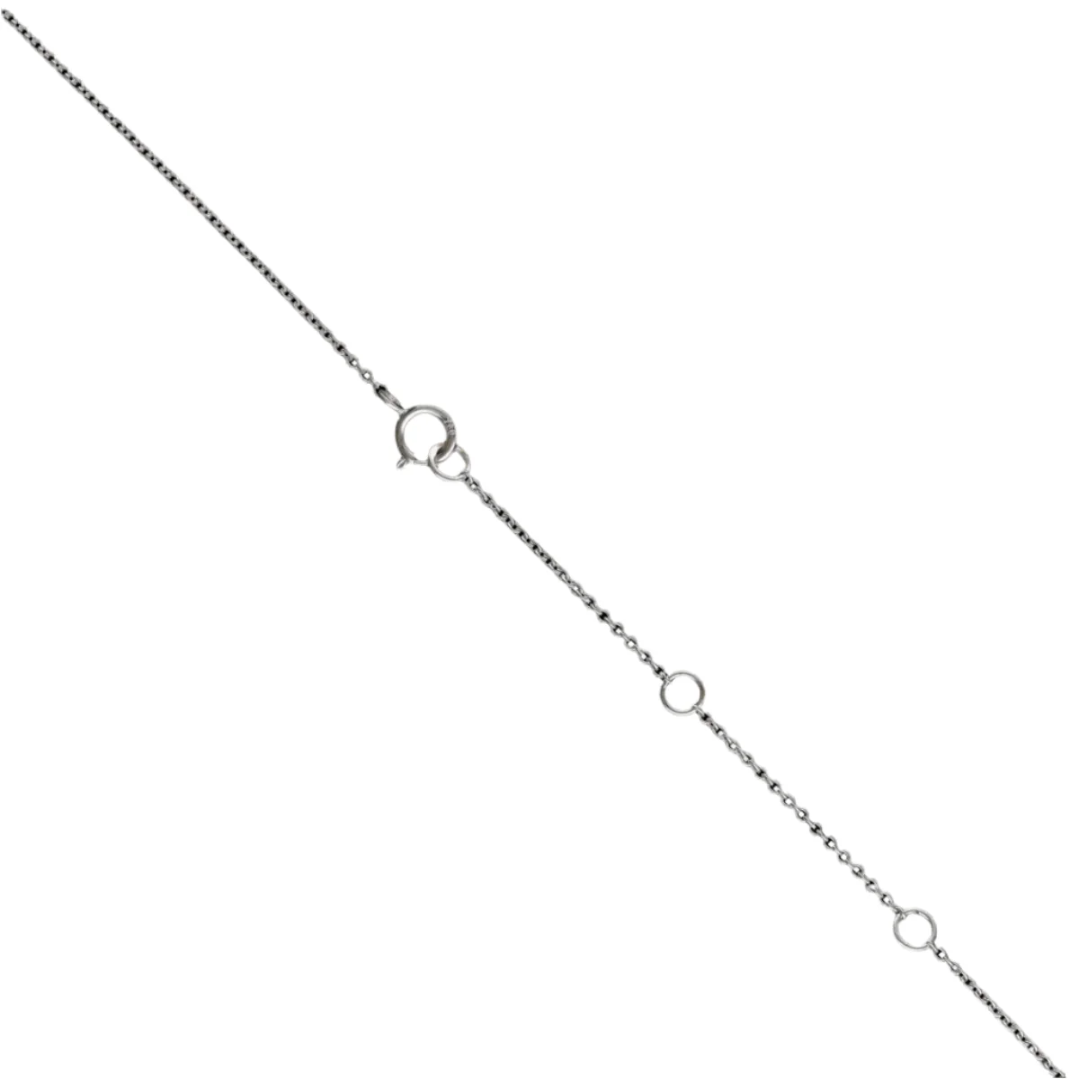 Collier Pendentif en or blanc et diamants - Image 4