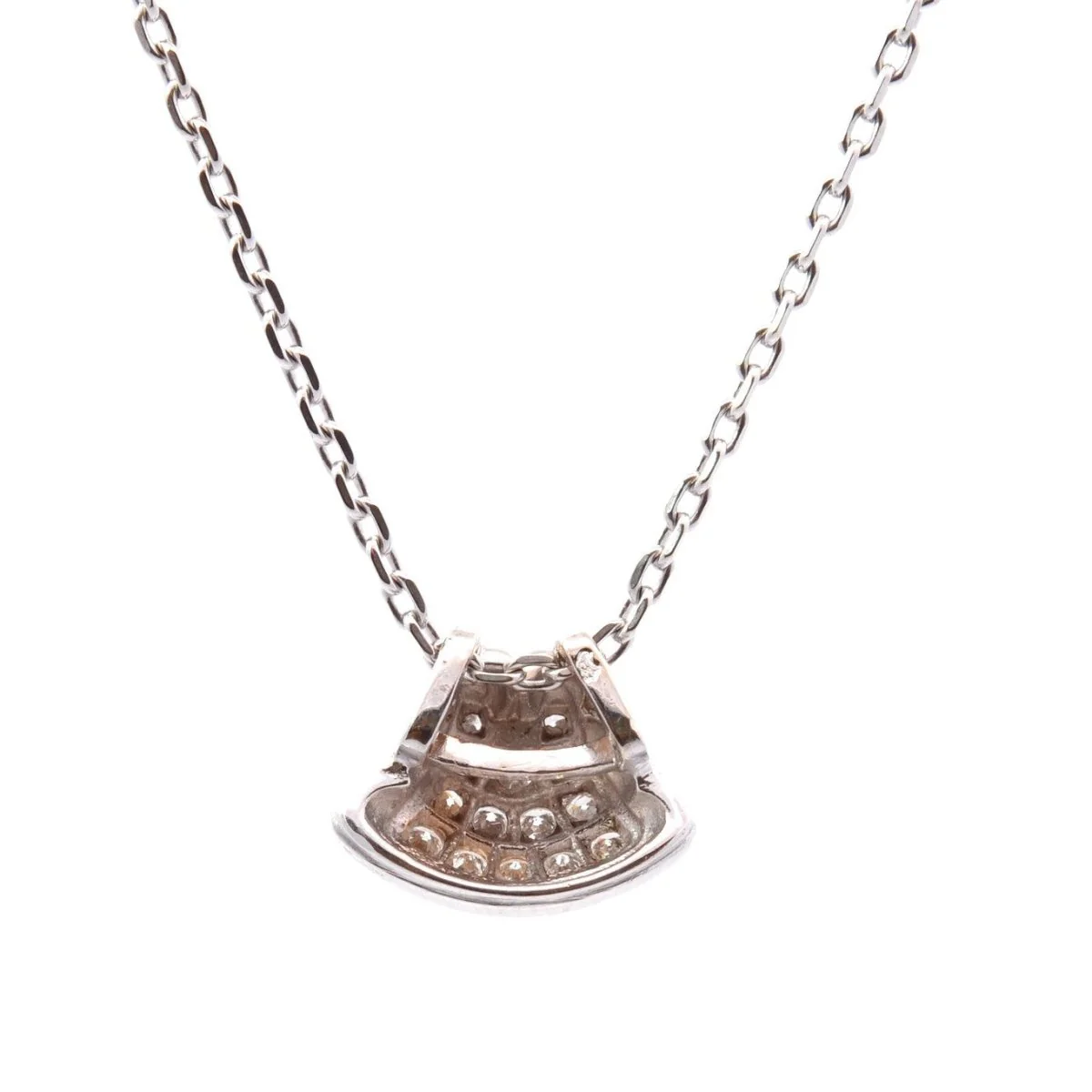 Collier Pendentif en or blanc et diamants - Image 2