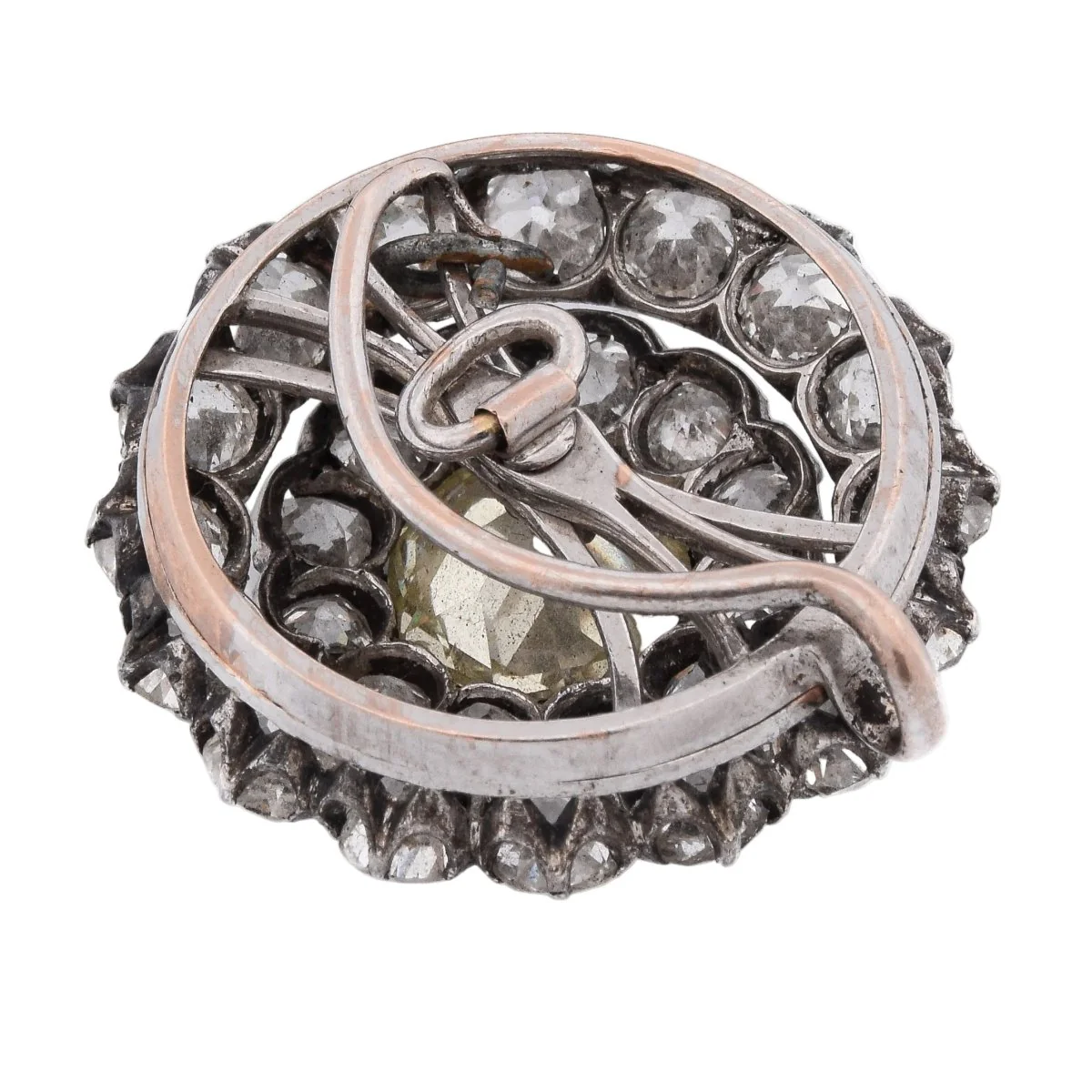 Collier Pendentif en or, argent et diamants - Image 10