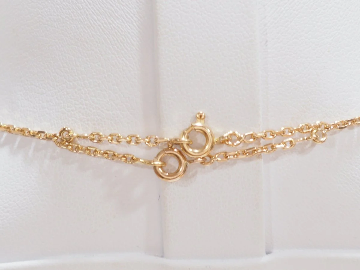 Collier pendentif en or jaune, émeraude et diamants - Image 8