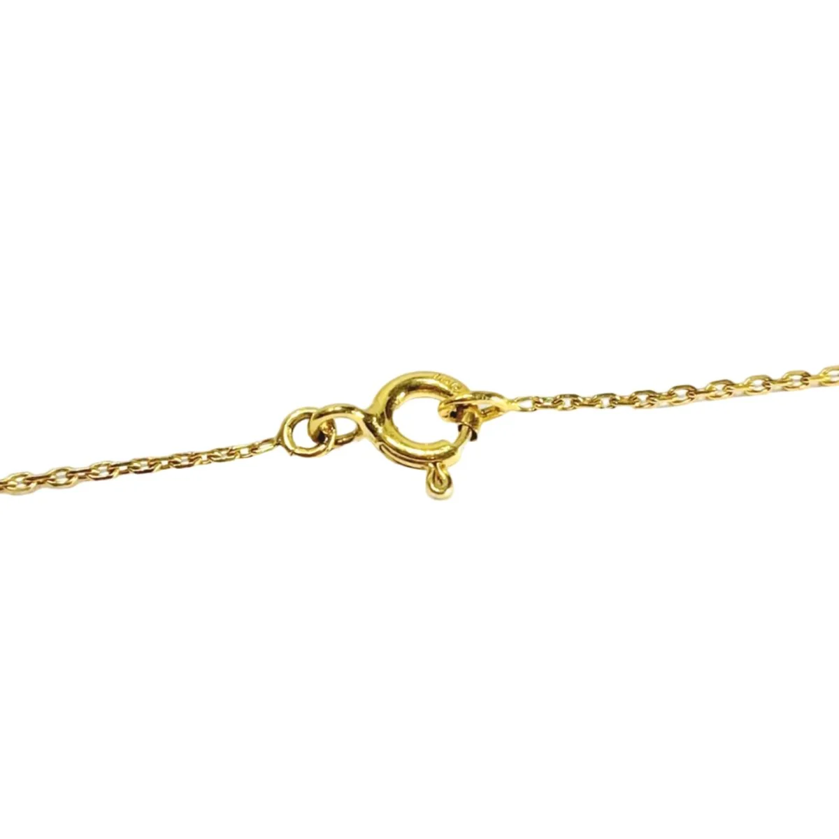 Collier Pendentif en or jaune et zircons - Image 5