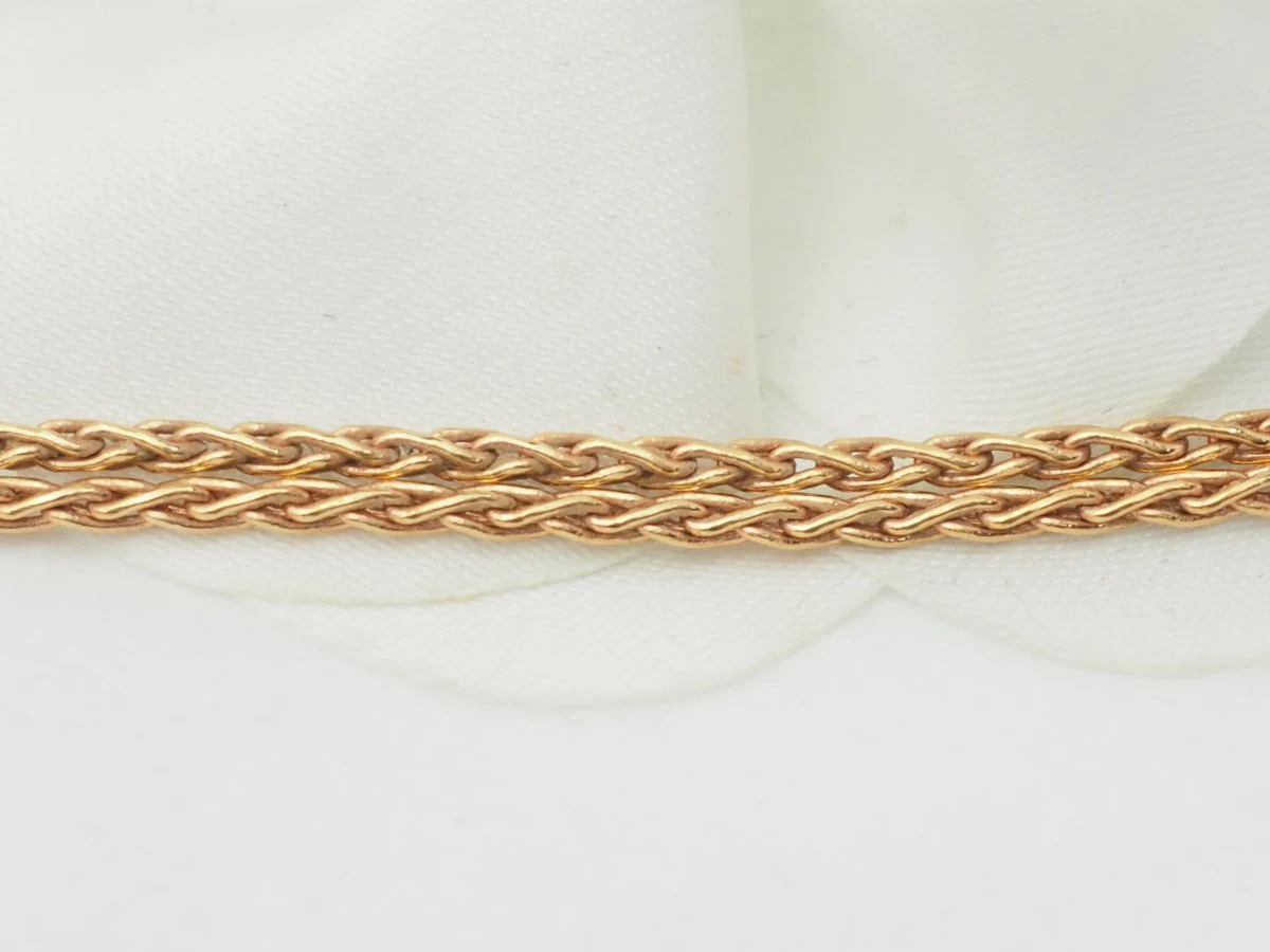 Collier pendentif fleur en or rose, pierres fines et diamants - Image 10
