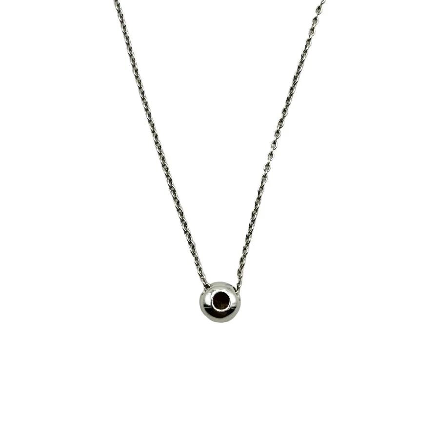 Collier Pendentif GAREL en or blanc et diamant - Image 3