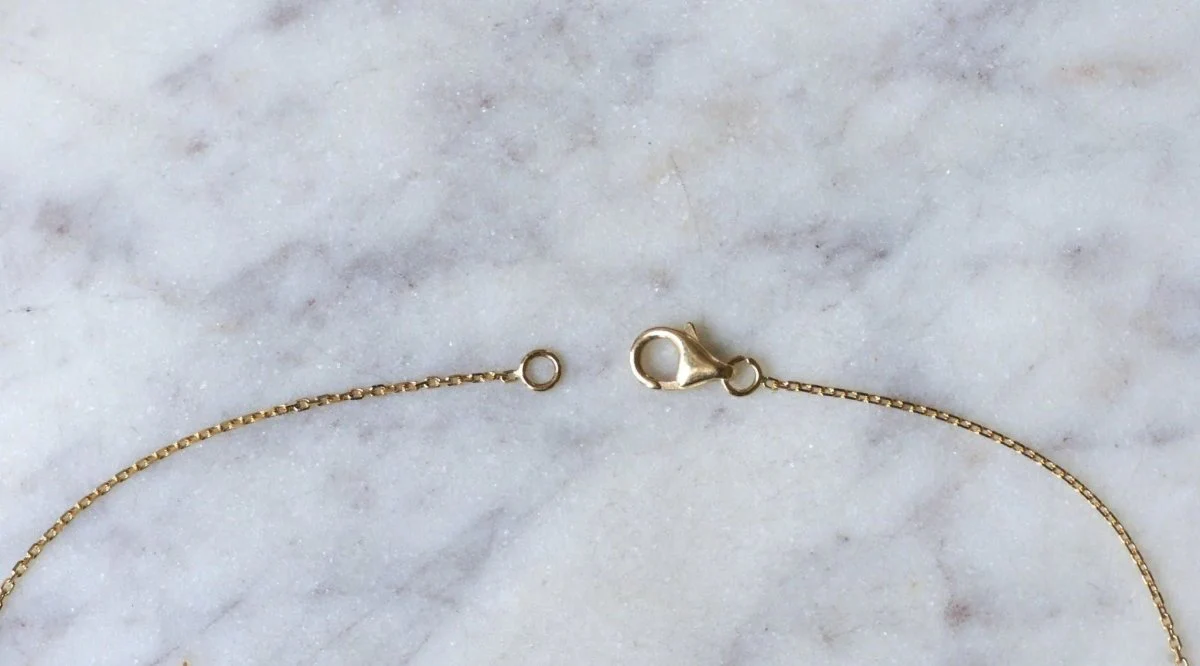 Collier Pendentif Marguerite Saphir Jaune et Emeraudes - Image 6