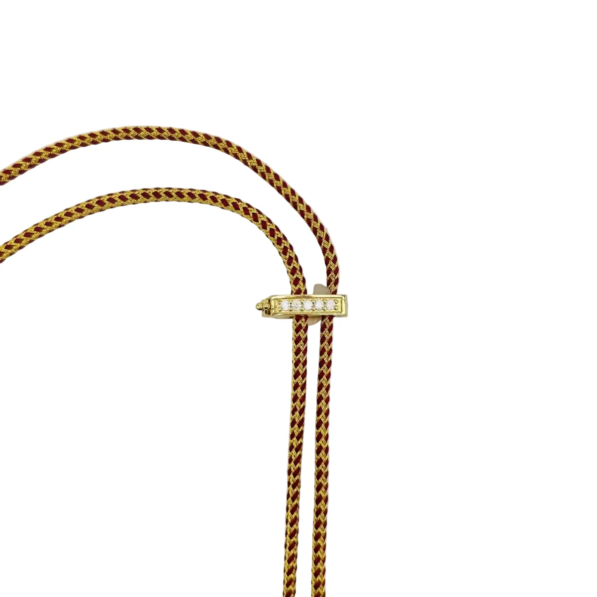 Collier Pendentif MARIE LICHTENBERG "In Stars We Trust" en or jaune et diamants - Image 4