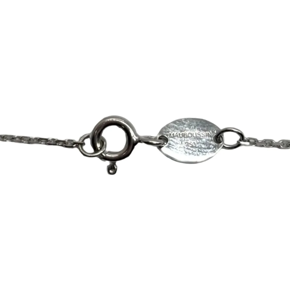 Collier Pendentif MAUBOUSSIN en or blanc et diamant - Image 7