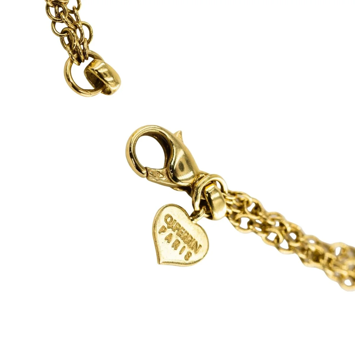 Collier Pendentif O.J. PERRIN "Coeur Légendes" en or jaune - Image 7
