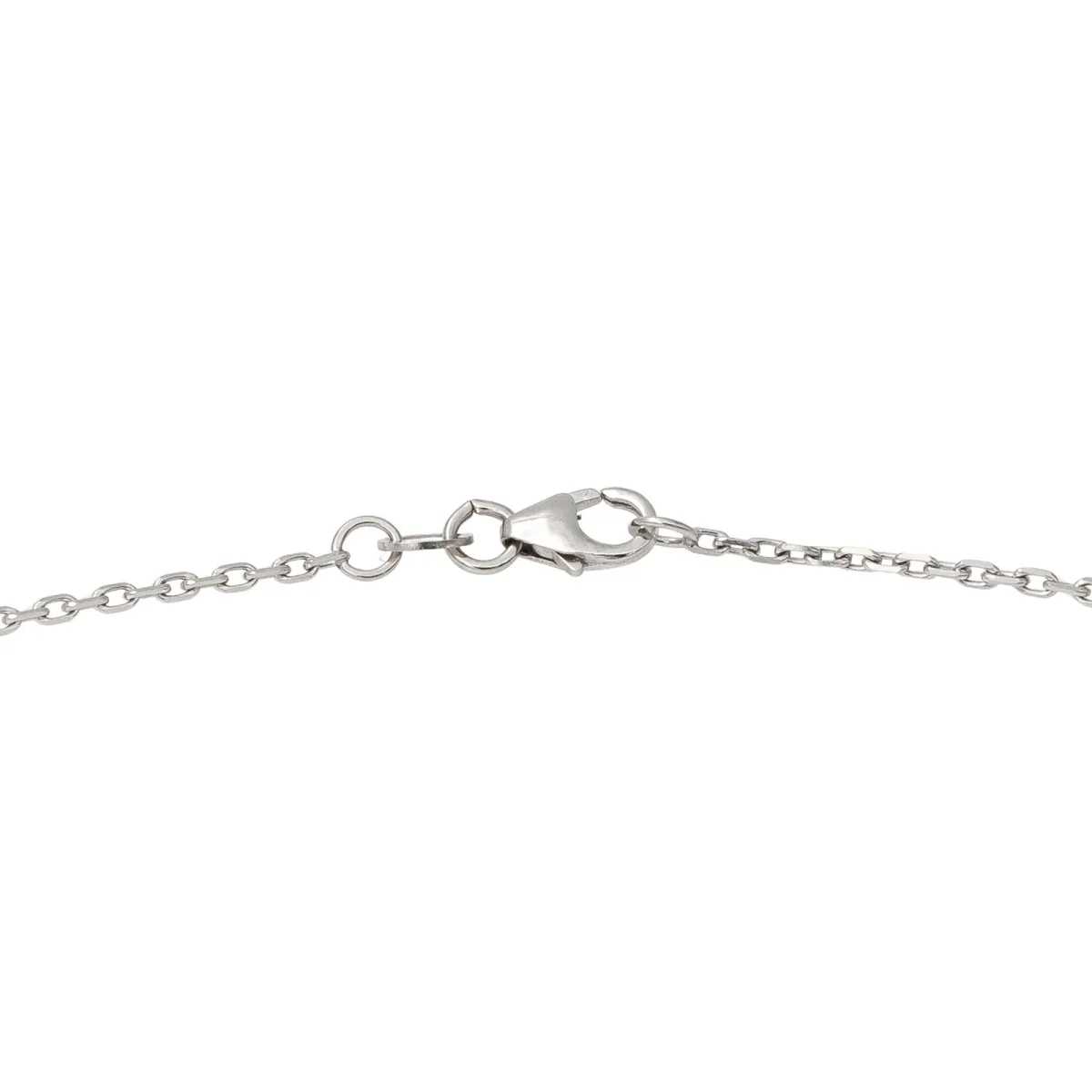 Collier pendentif en or blanc et diamants - Image 2