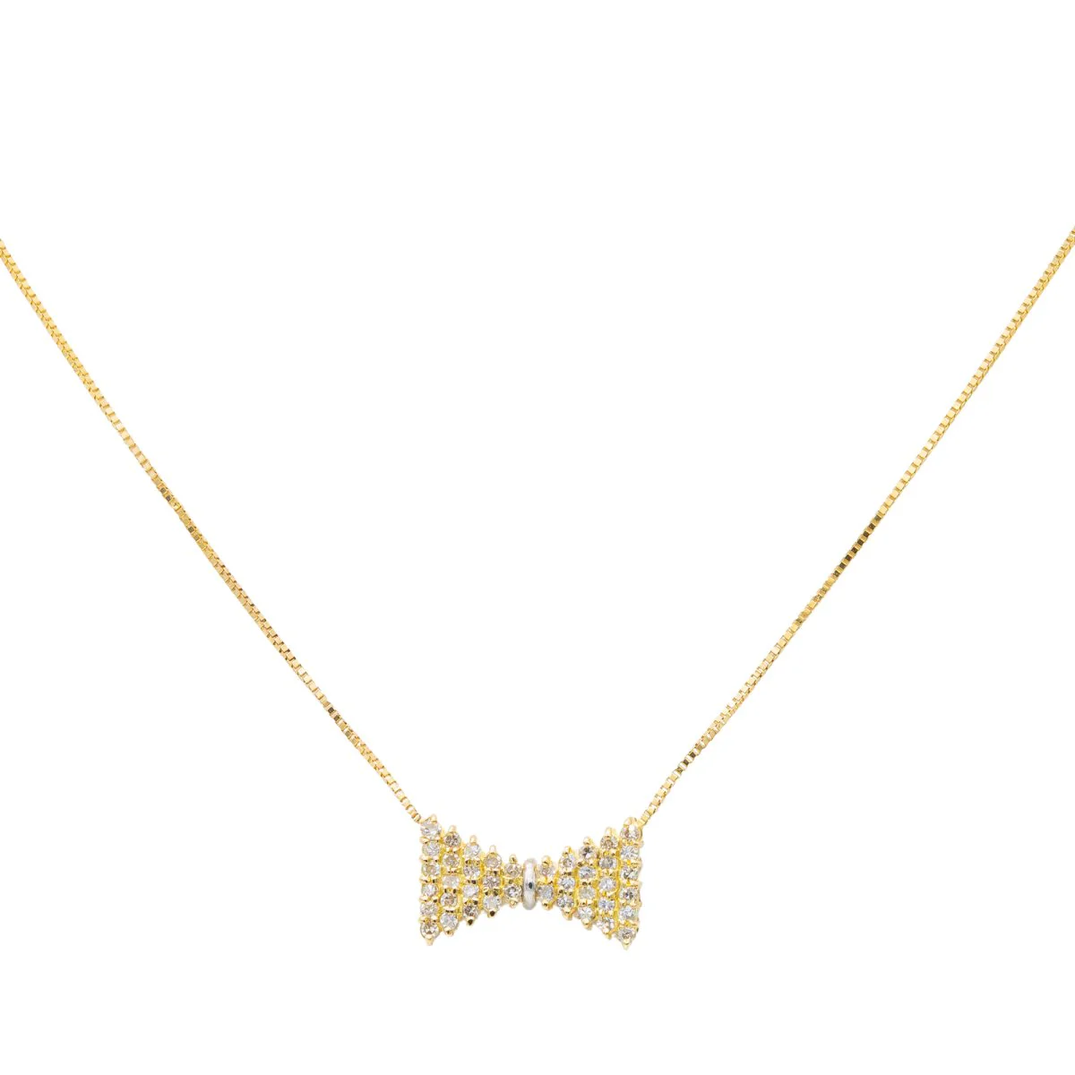 Collier Pendentif Or jaune Diamant