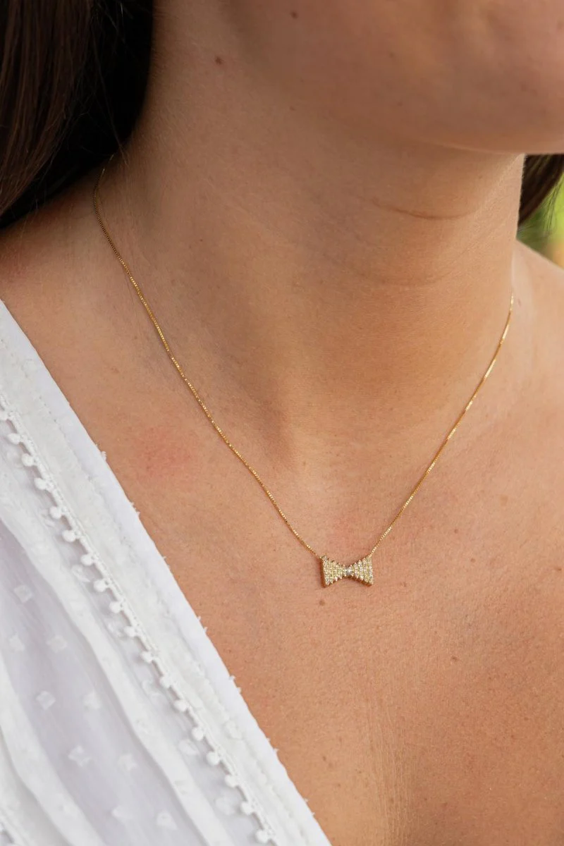 Collier Pendentif Or jaune Diamant - Image 2