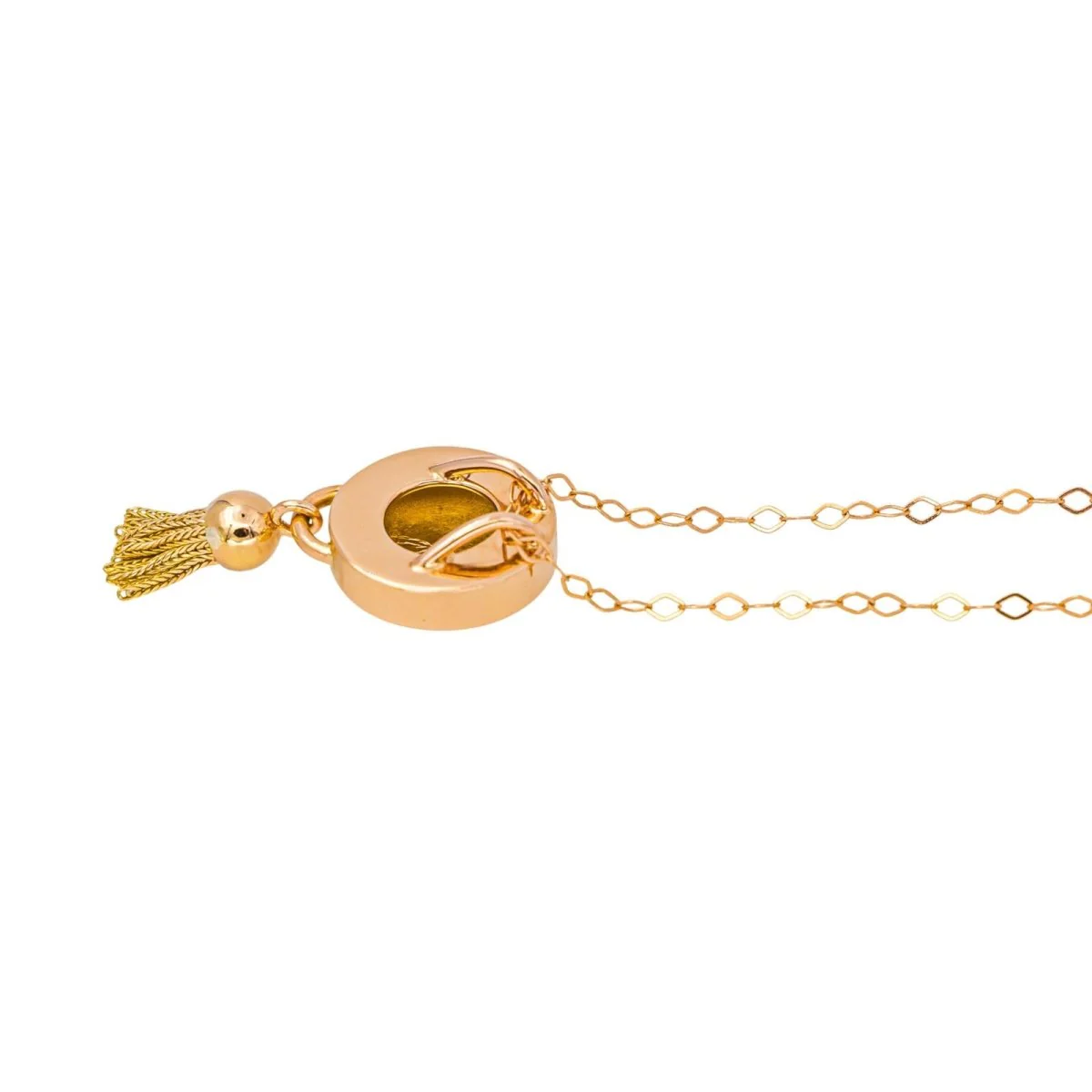 Collier Pendentif en or rose et diamant - Image 6