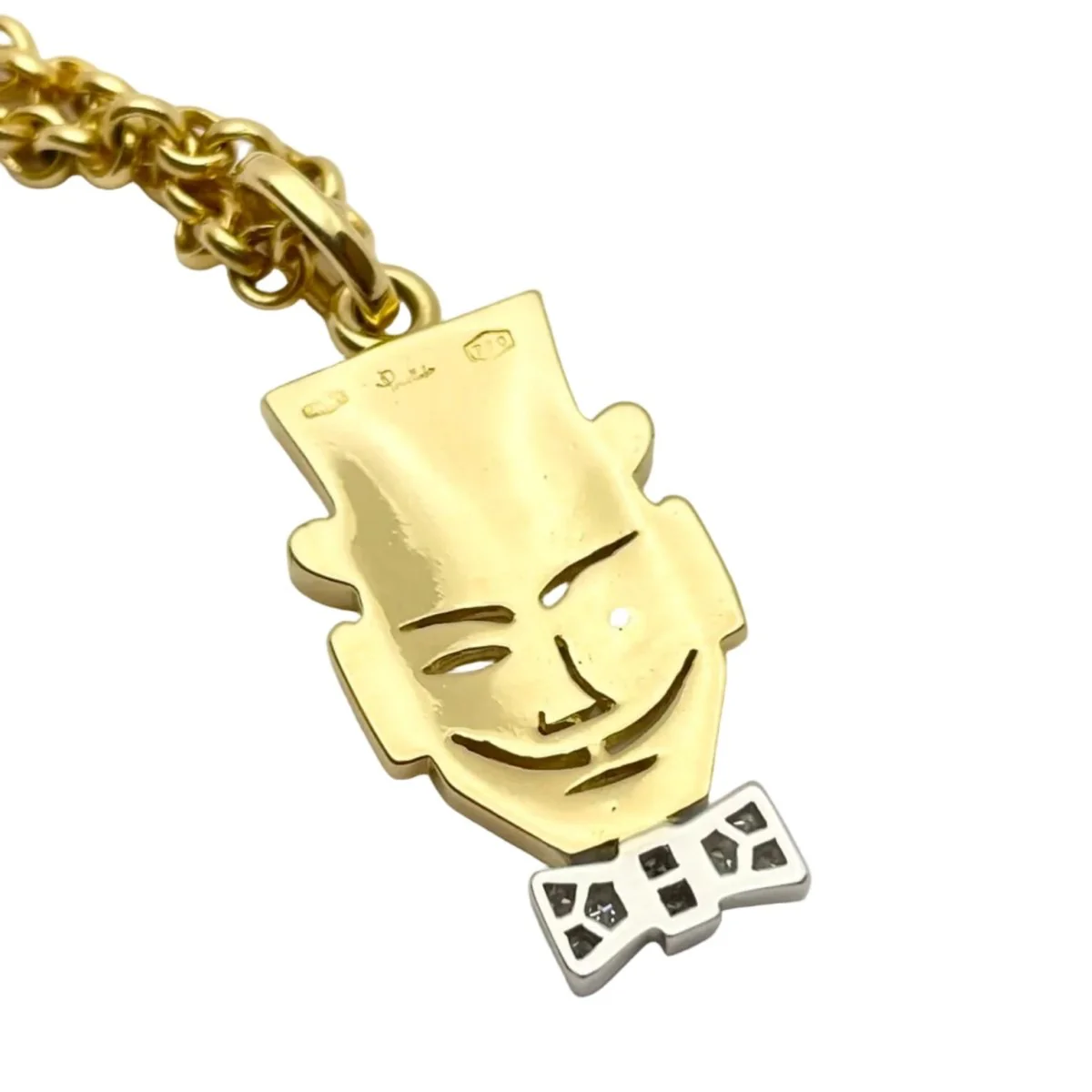Collier Pendentif POMELLATO en or blanc, or jaune et diamants - Image 6