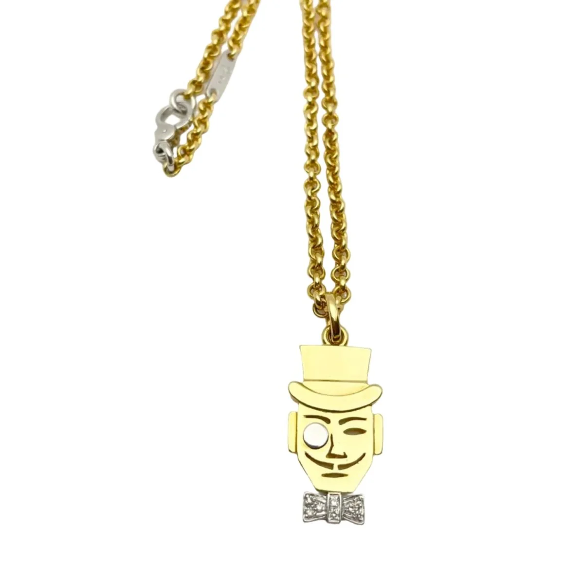 Collier Pendentif POMELLATO en or blanc, or jaune et diamants - Image 7