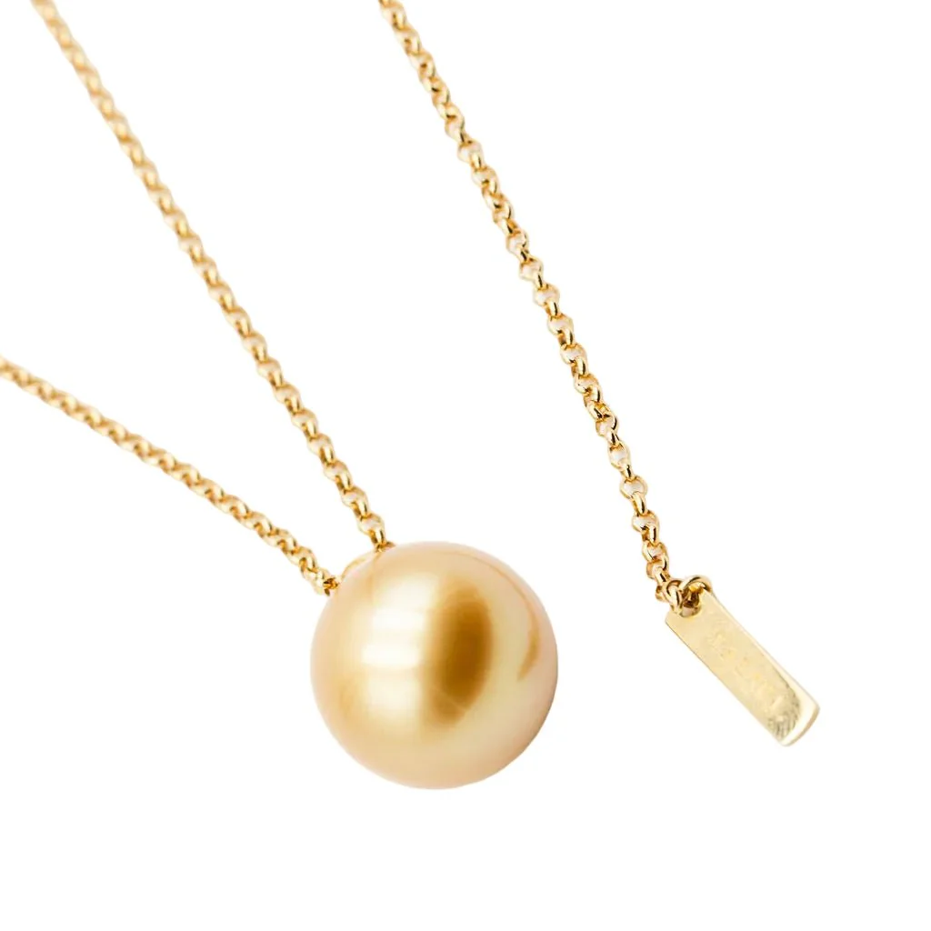 Collier Pendentif TASAKI en or jaune et perle - Image 3