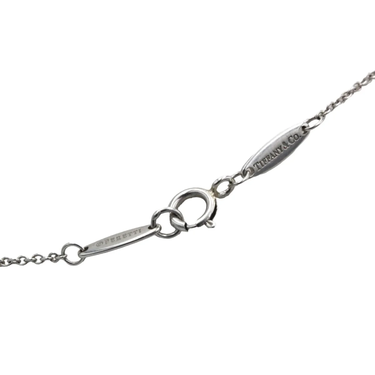 Collier Pendentif TIFFANY & CO. "Diamonds By The Yard" en platine et diamant - Image 9