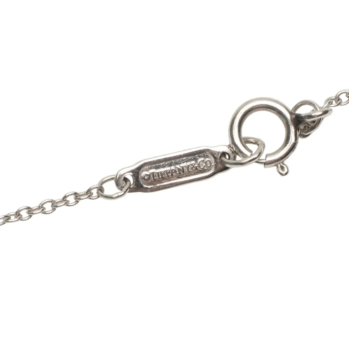 Collier Pendentif TIFFANY & CO. "Open Circle" en platine et diamants - Image 5