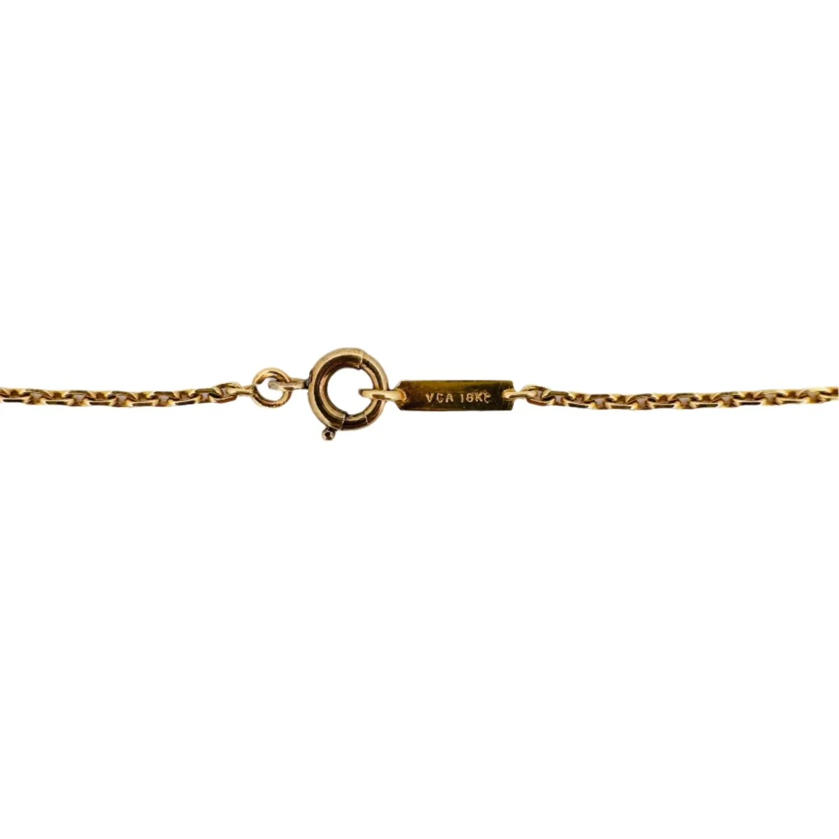 Collier Pendentif VAN CLEEF & ARPELS en or jaune, turquoise, nacre et diamants - Image 5