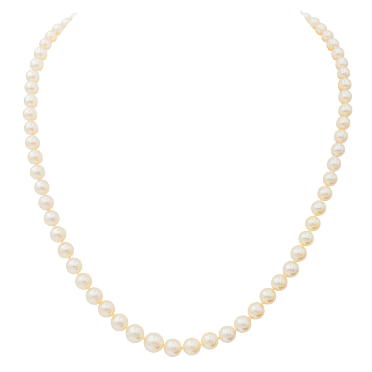 Collier Perle Or blanc Perle