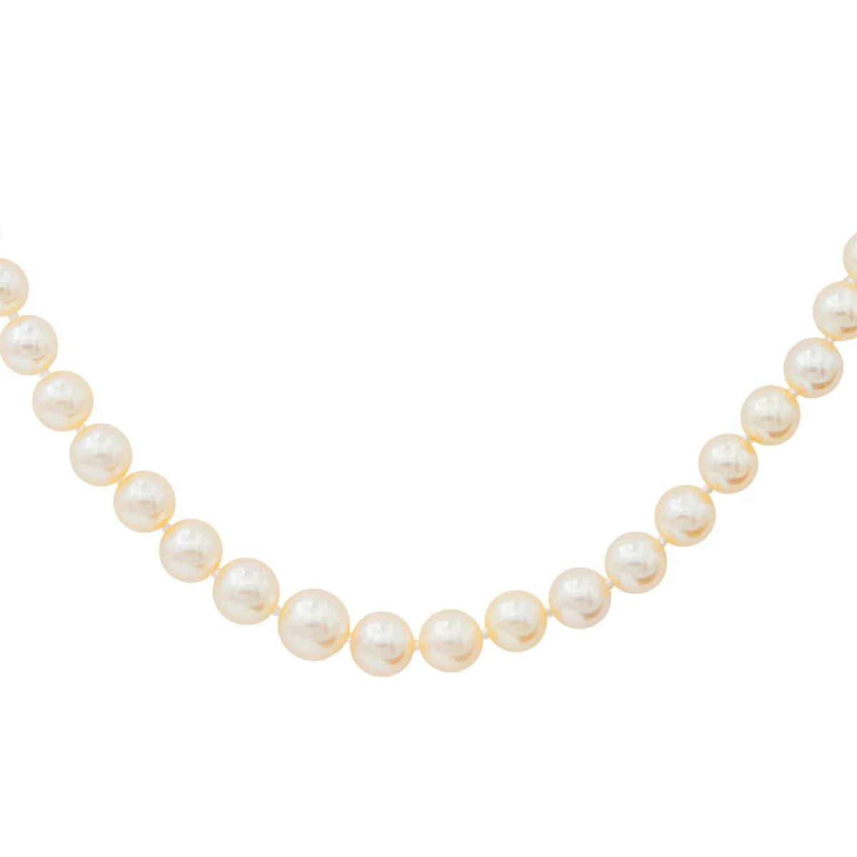 Collier Perle Or blanc Perle - Image 4