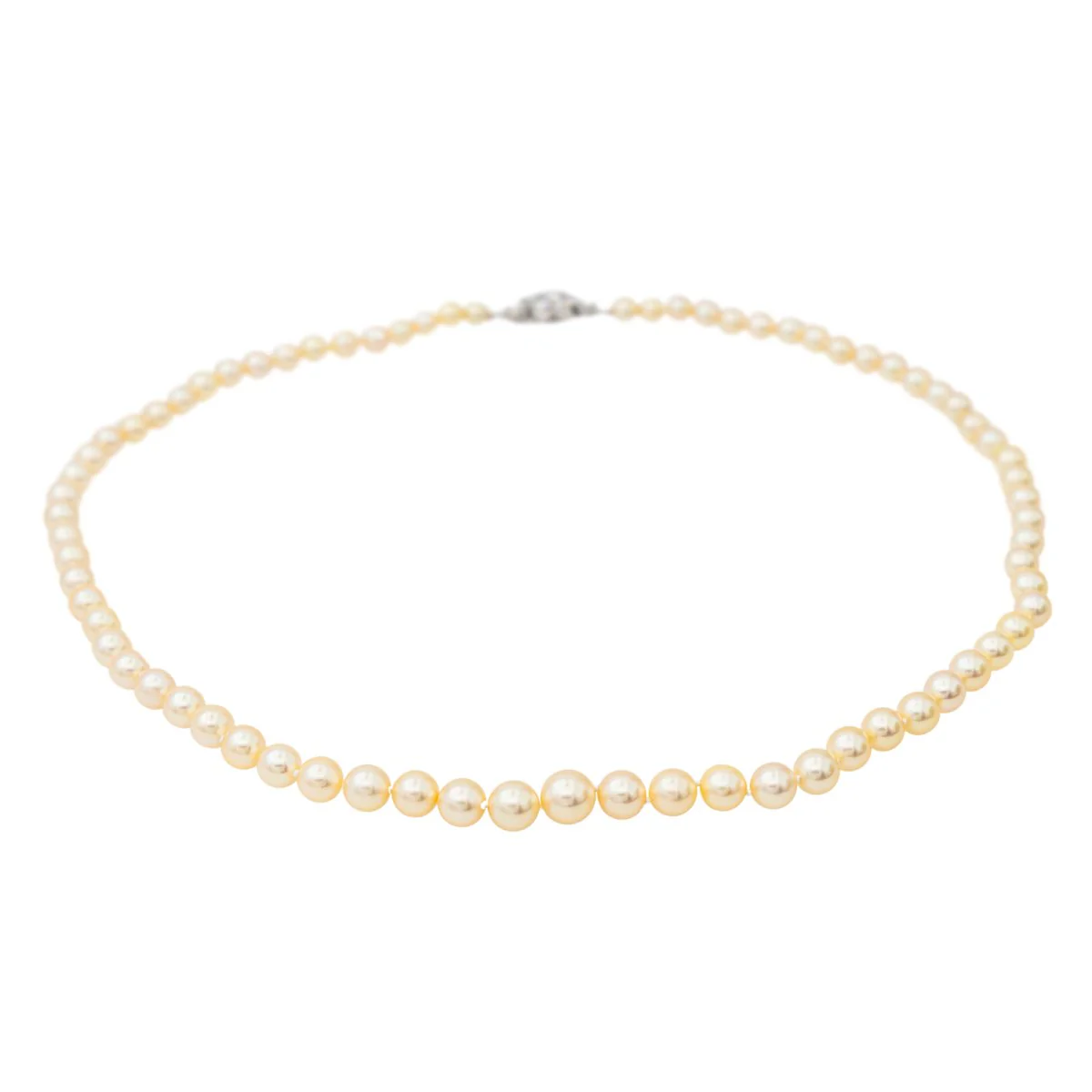 Collier Perle Or blanc Perle - Image 5