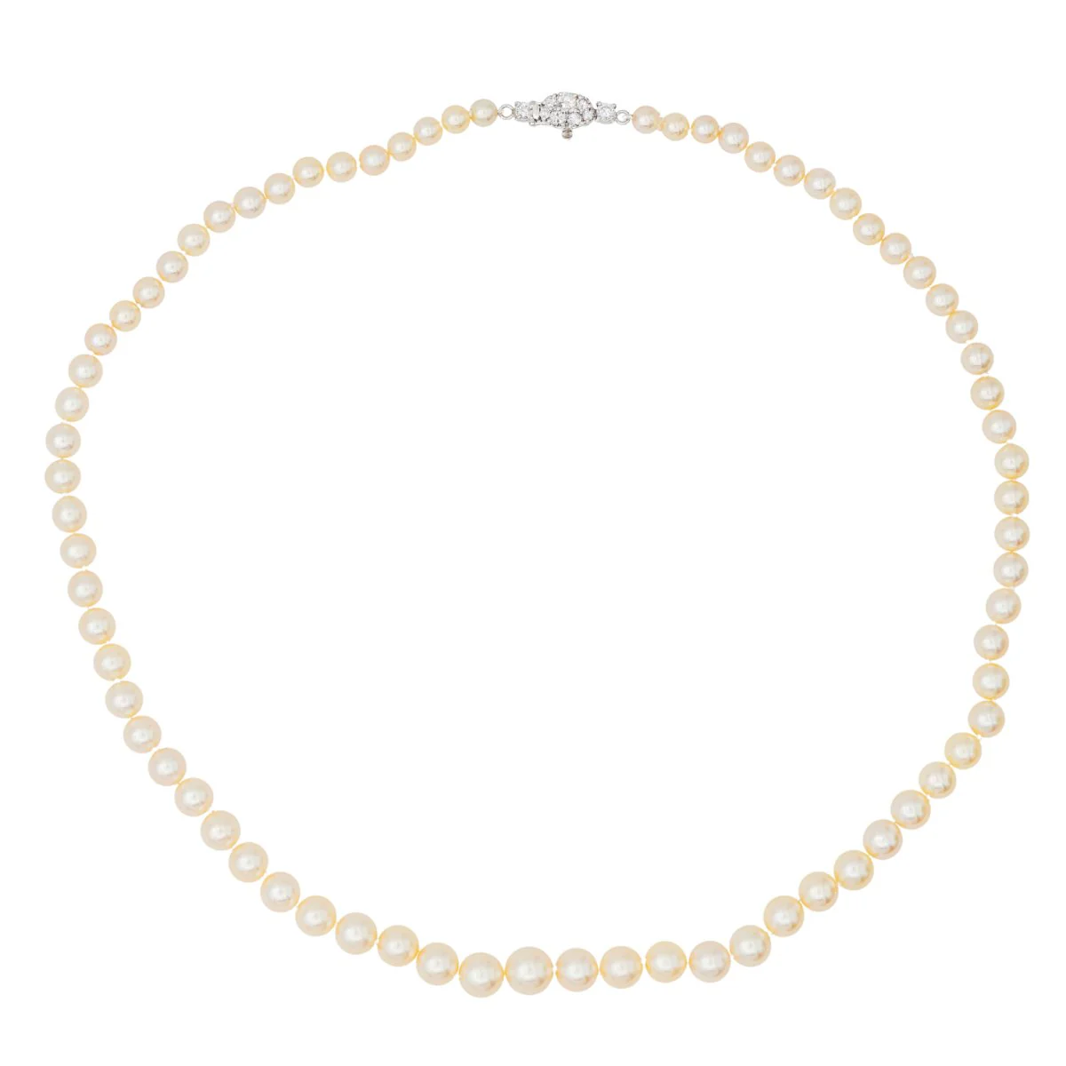 Collier Perle Or blanc Perle - Image 7