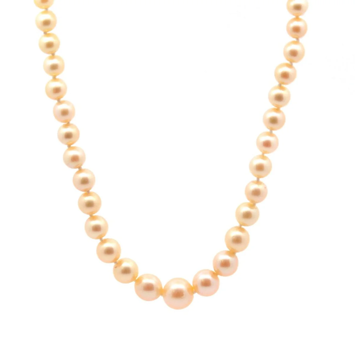 Collier Perle en or jaune et perles