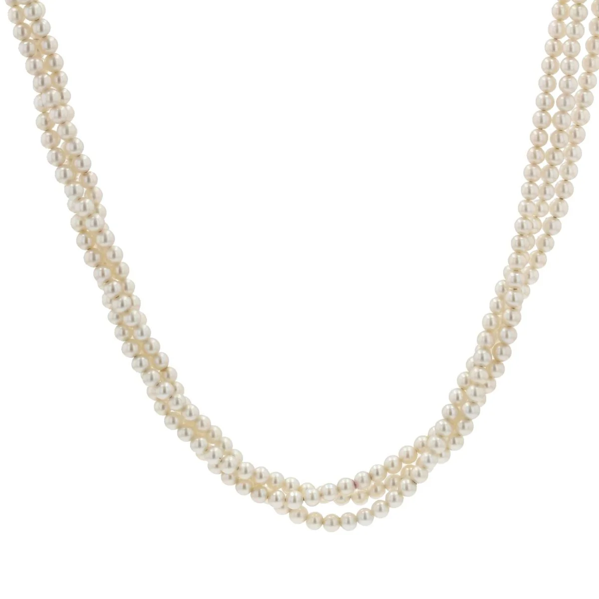 Collier Perles en or jaune