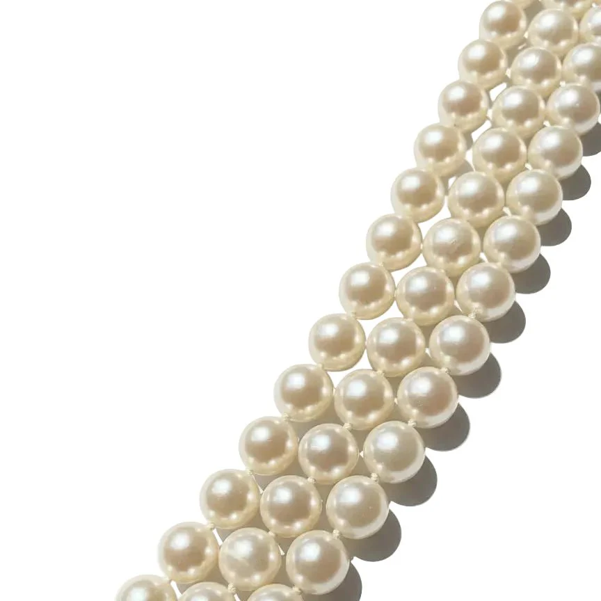 Collier Perles en or blanc - Image 3