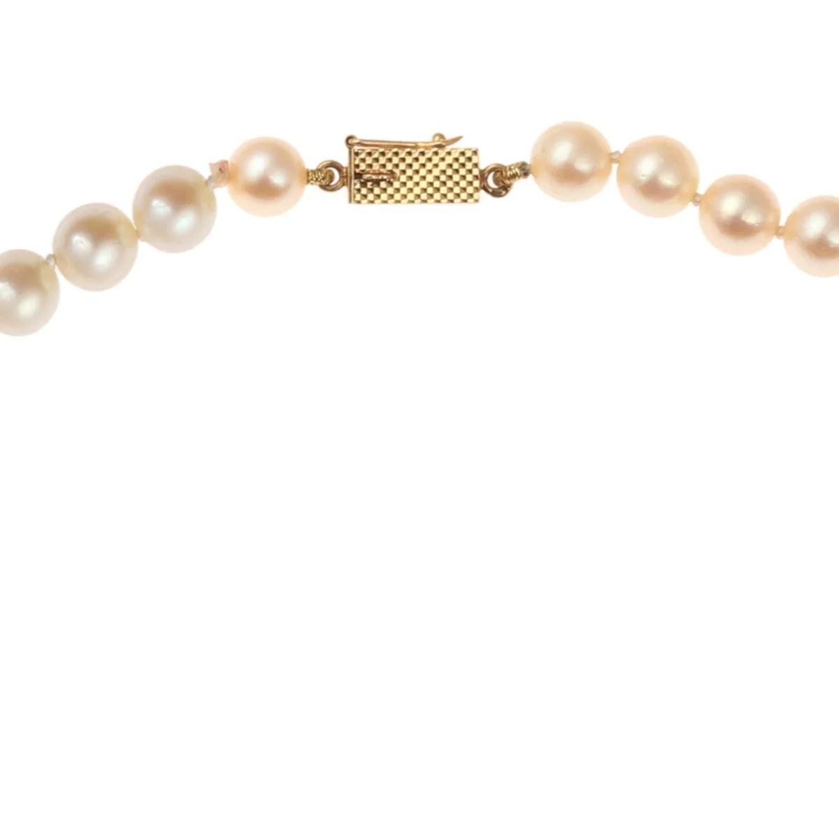 Collier Perles en or jaune - Image 3