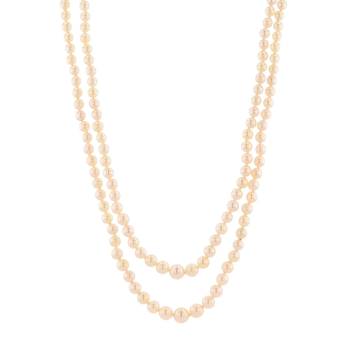 Collier Perles en or rose