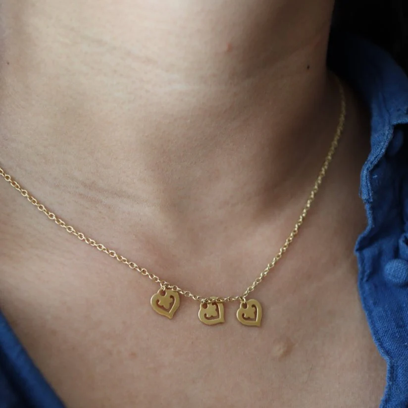 Collier PERRIN "Miss Légende" en or jaune - Image 2