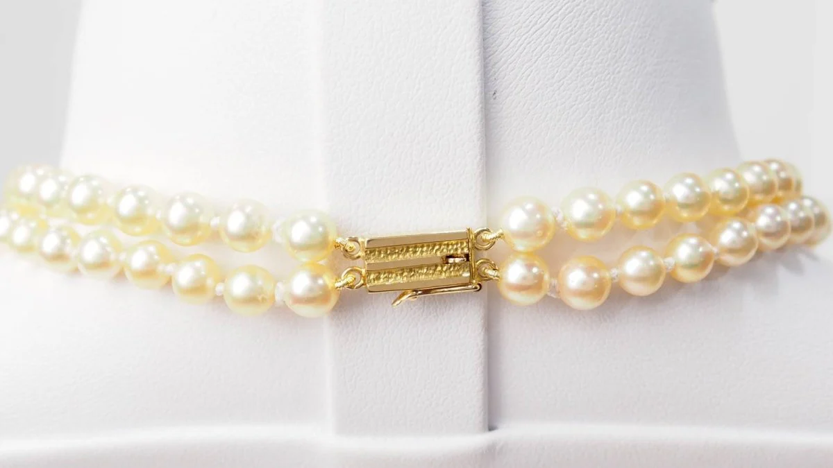 Collier pièce de constance II, perle de culture et diamants en or jaune - Image 6