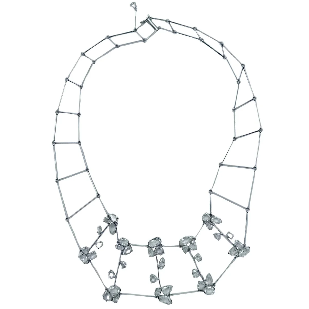 Collier plastron ANN GÉRARD en or blanc et diamants - Image 7