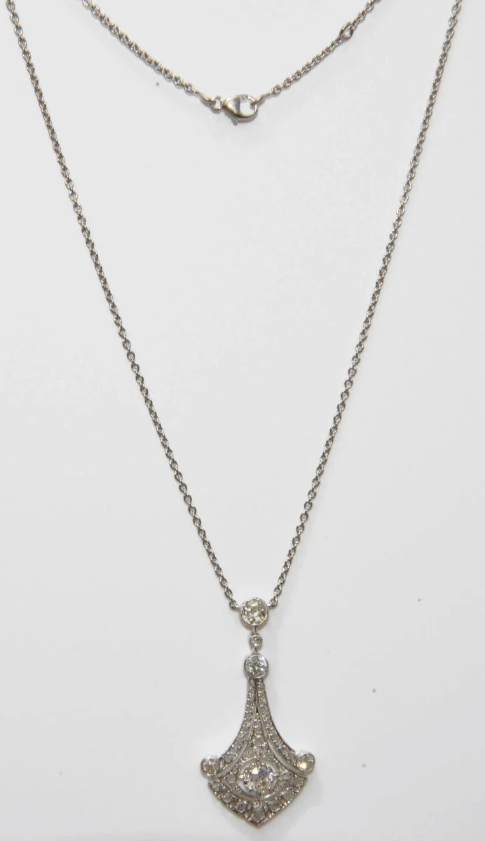 Collier platine et diamant - Image 6
