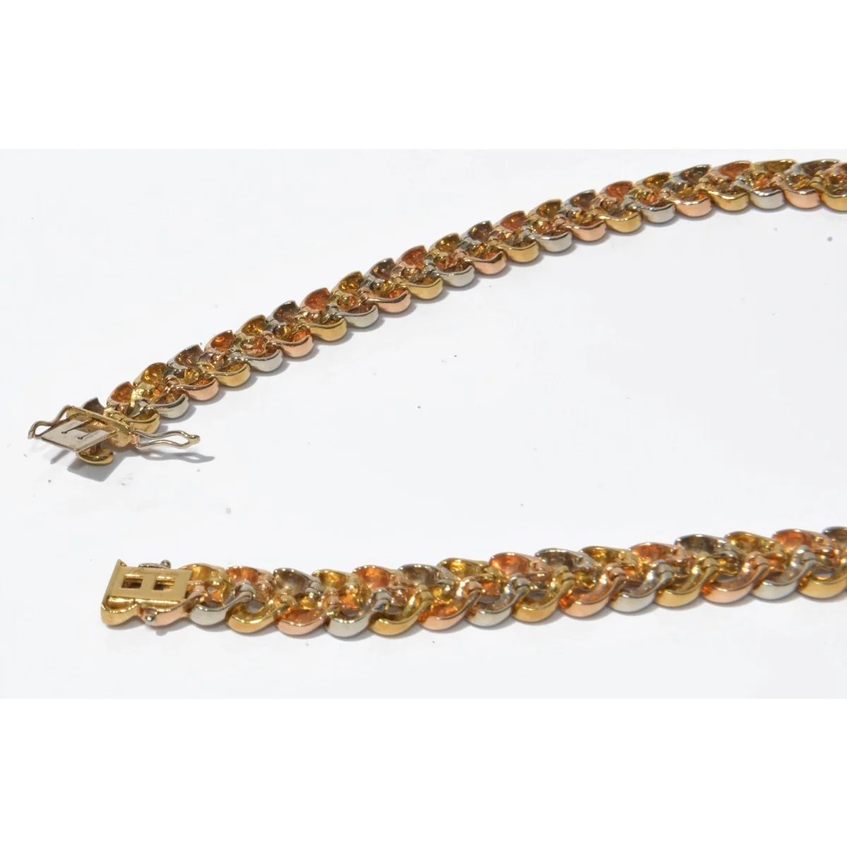 Collier Poiray 3 couleurs d'or modèle Tresse - Image 4