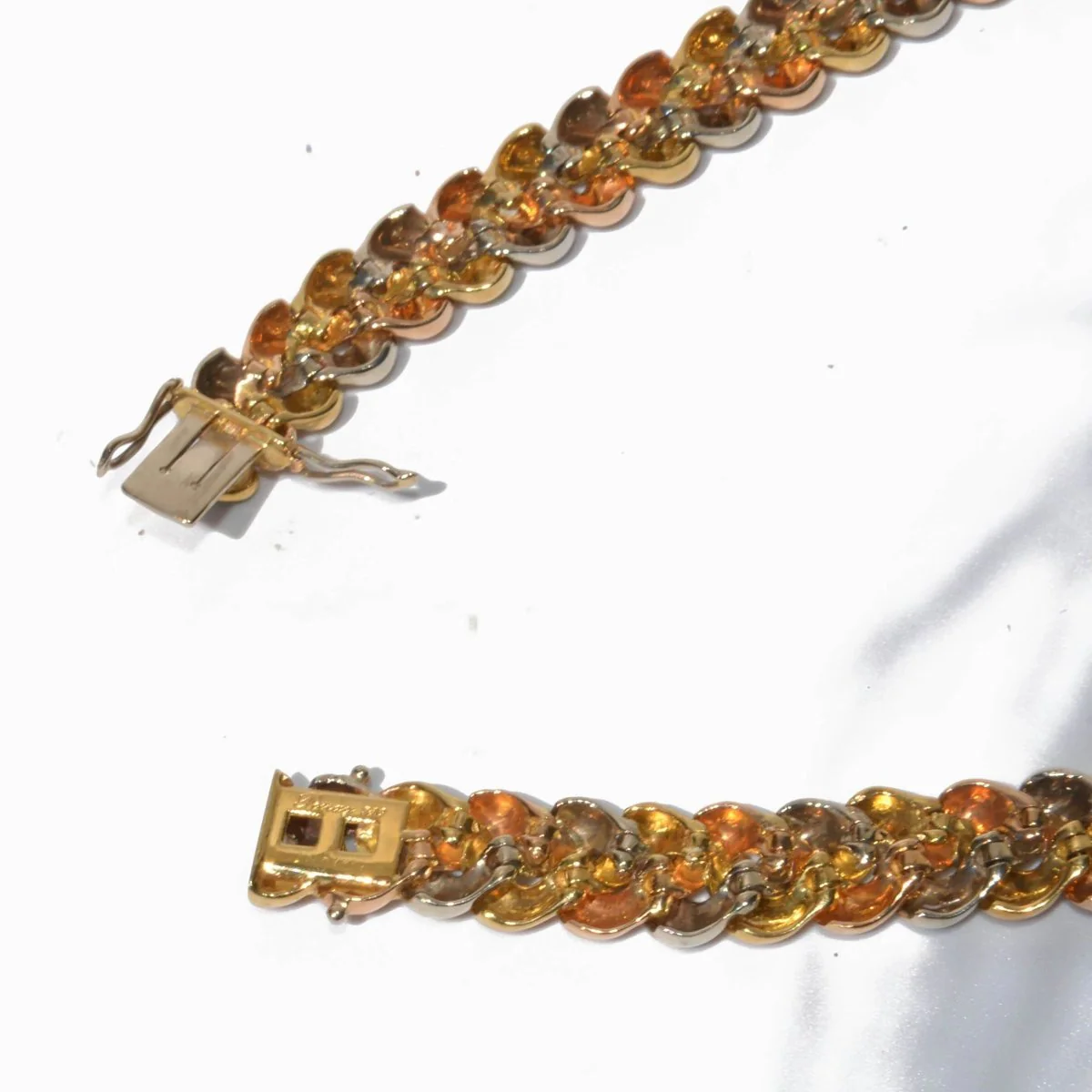 Collier Poiray 3 couleurs d'or modèle Tresse - Image 5