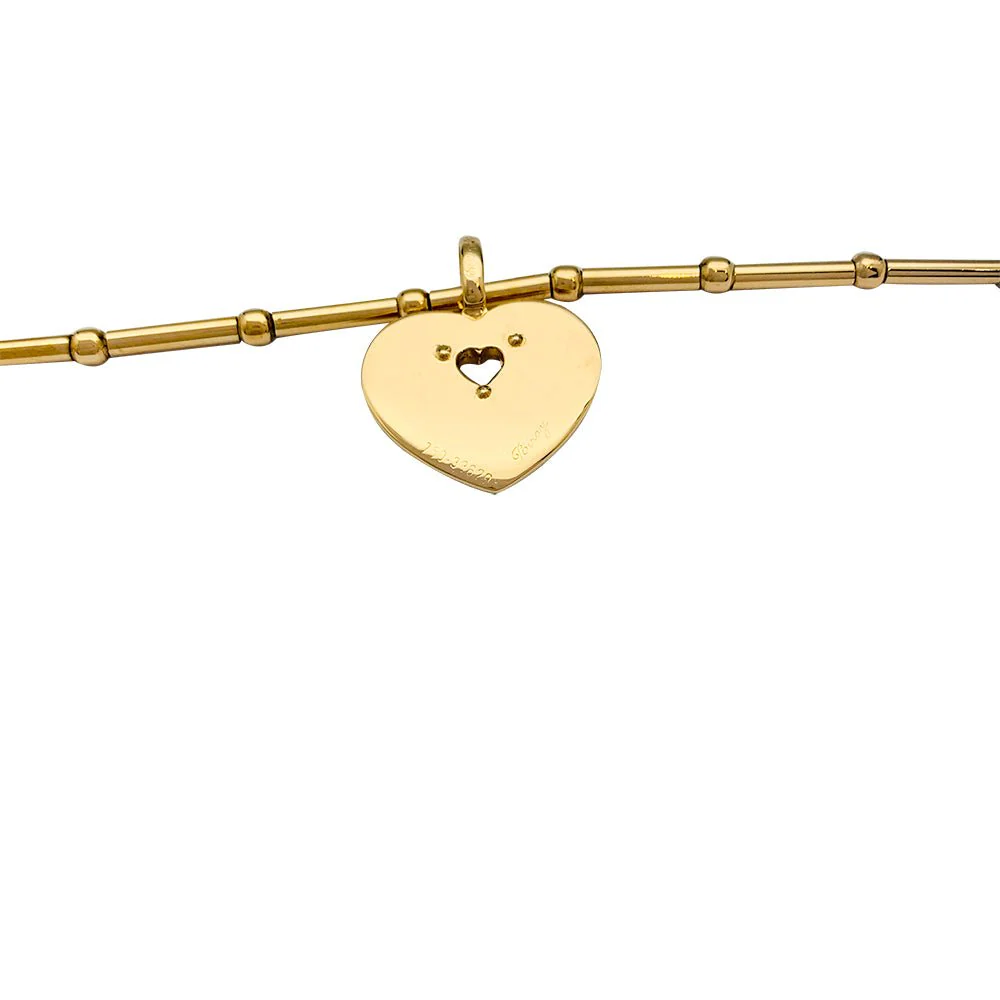 Collier Poiray "Coeur Secret" en or jaune, diamants - Image 3