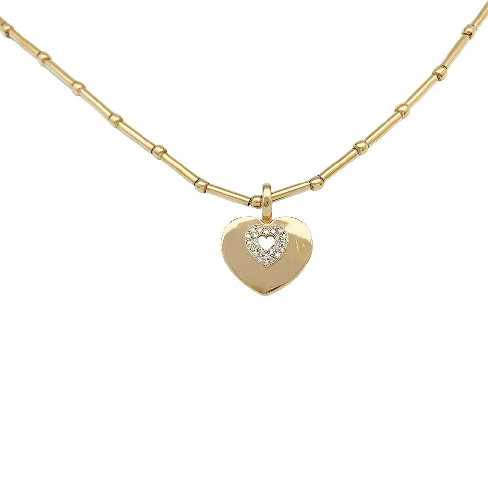 Collier Poiray "Coeur Secret" en or jaune, diamants - Image 6