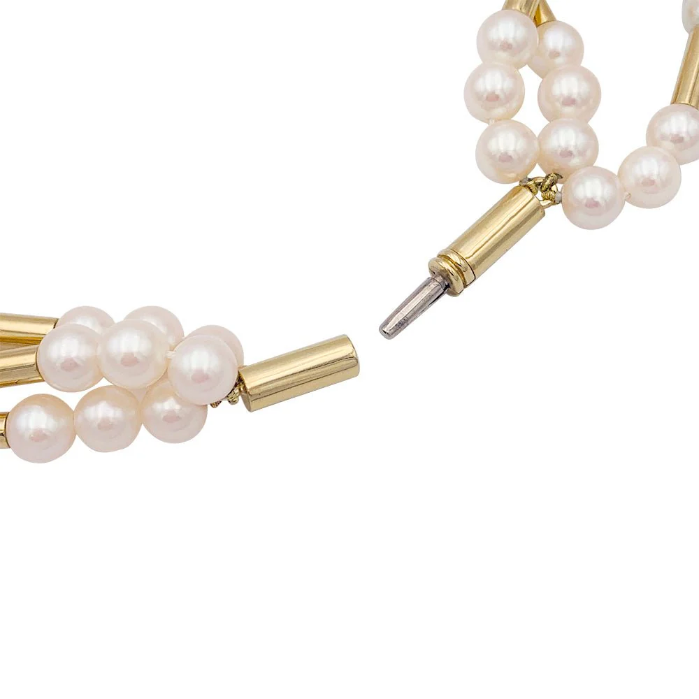Collier Poiray, "Fuseau", or jaune, perles. - Image 6