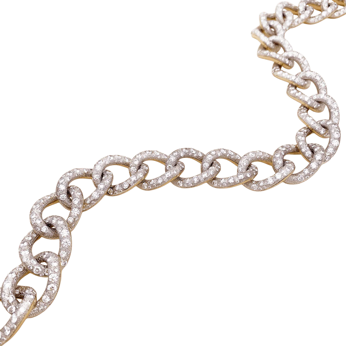 Collier Pomellato Catene en or rose et blanc diamants - Image 6