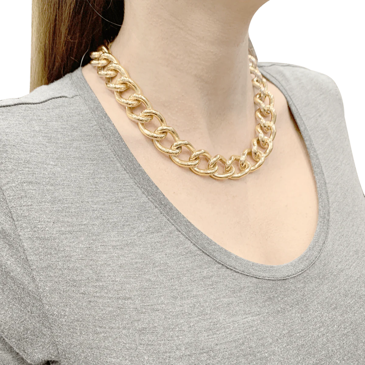 Collier Pomellato Catene en or rose et blanc diamants - Image 8