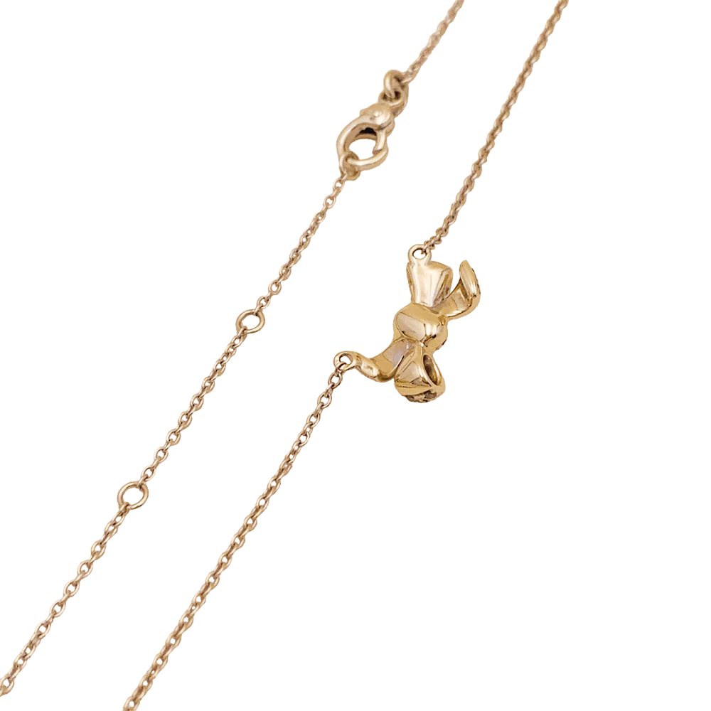 Collier Pendentif POMELLATO "Forever" en or jaune et diamants - Image 4