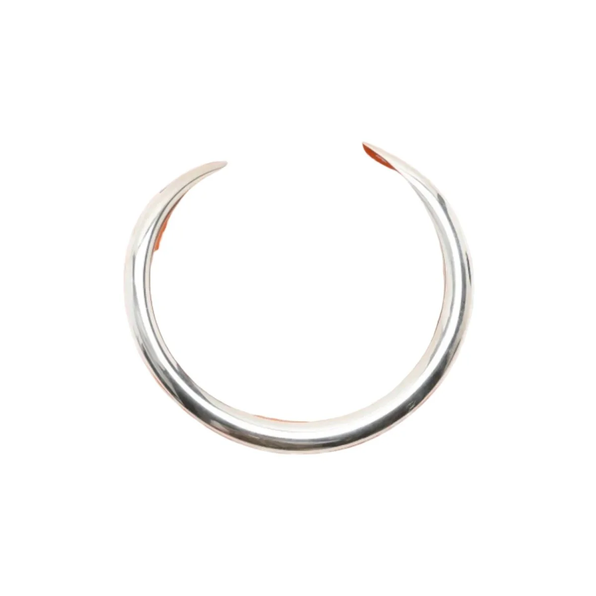 Collier Ras de Cou HERMÈS "Collier de Piste" en argent - Image 3