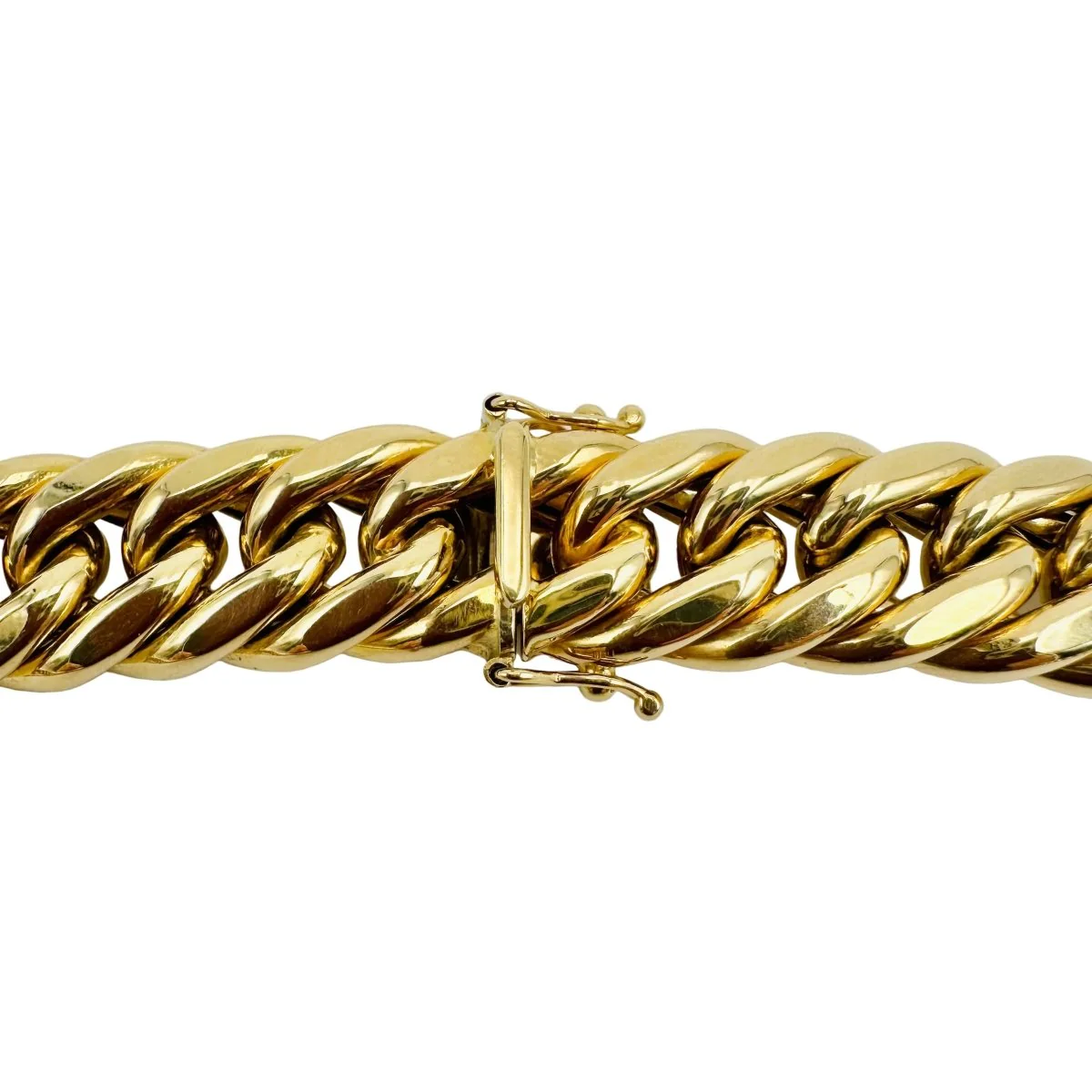 Collier Ras de cou Maille en or jaune et diamants - Image 6